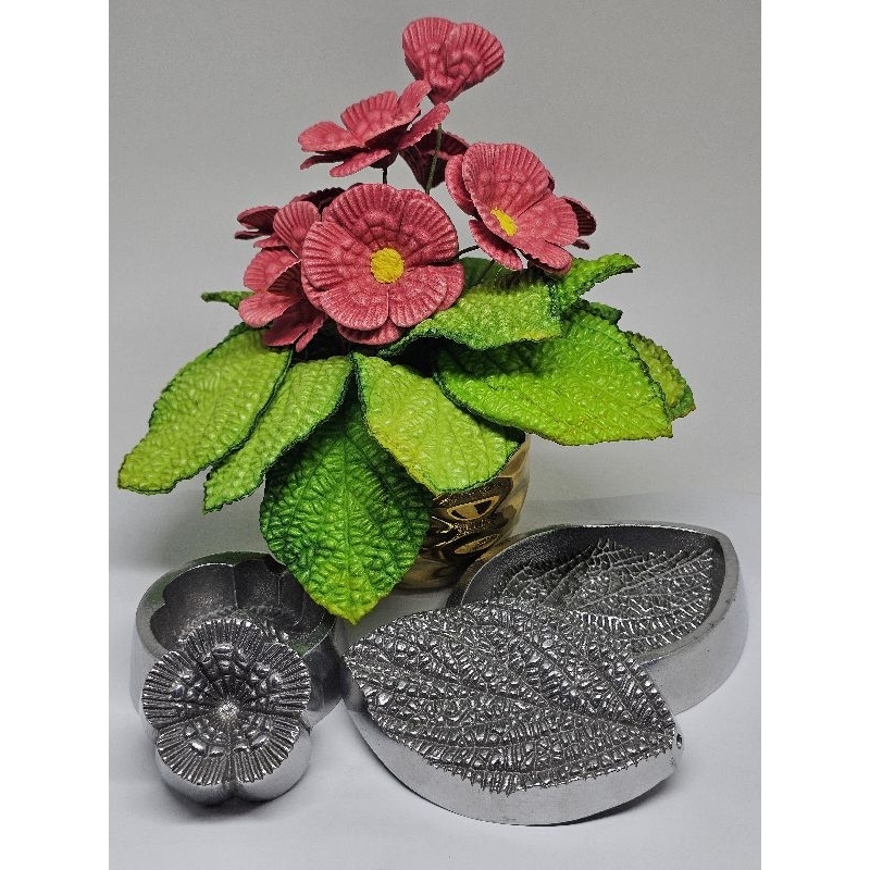 Frizador modelador kit flor milagrosa em alumínio para eva