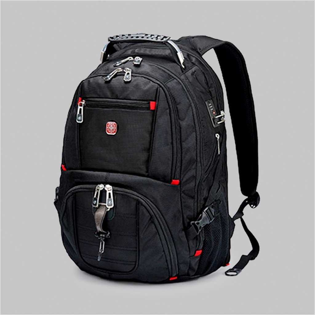Crosswave Mochila Executiva Antifurto Crosswave Notebook 17” Com Cadeado Porta USB