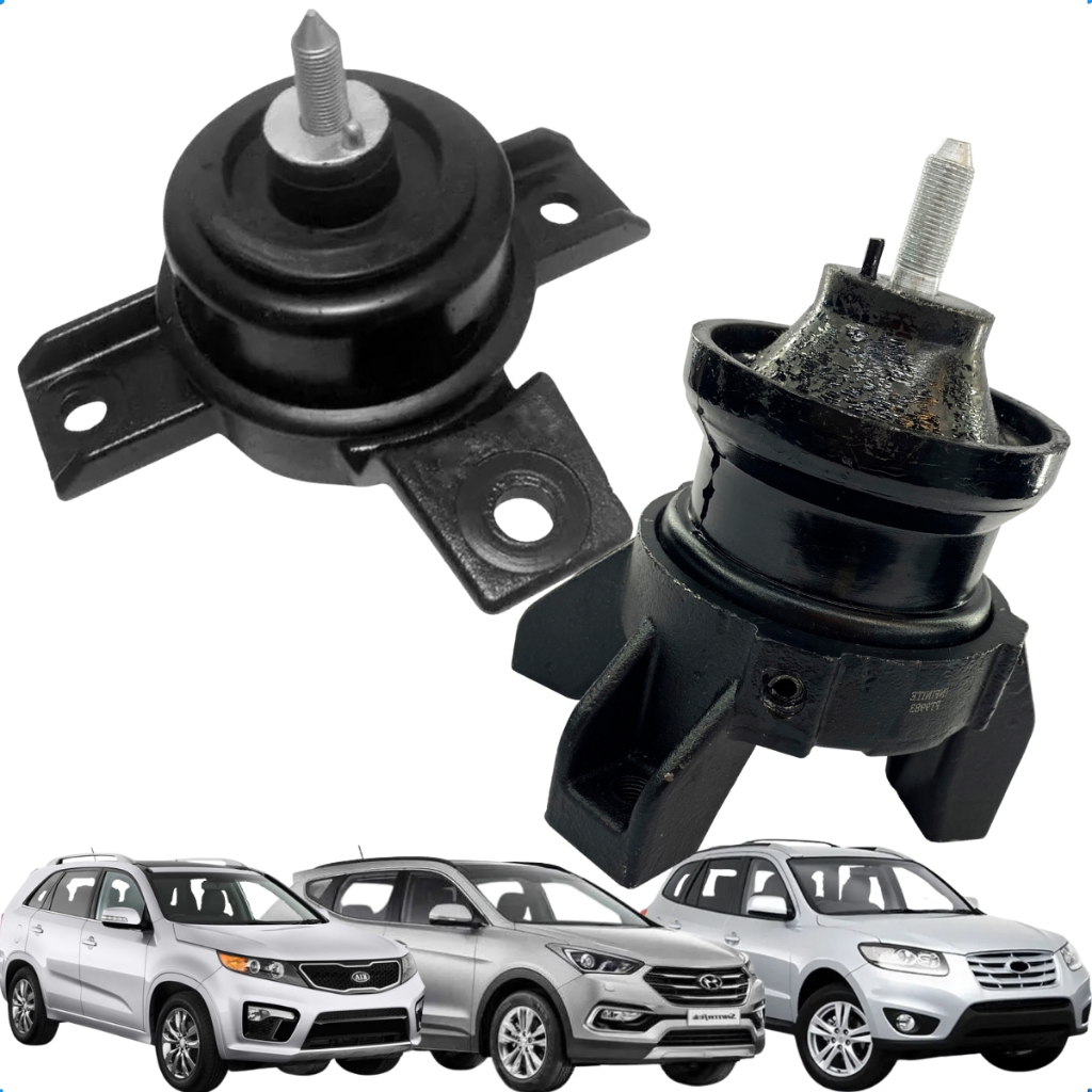 Kit Coxim do Motor Câmbio Santa Fé Vera Cruz Sorento 3.5 V6 2010 2011 2012 2013 2014 2015