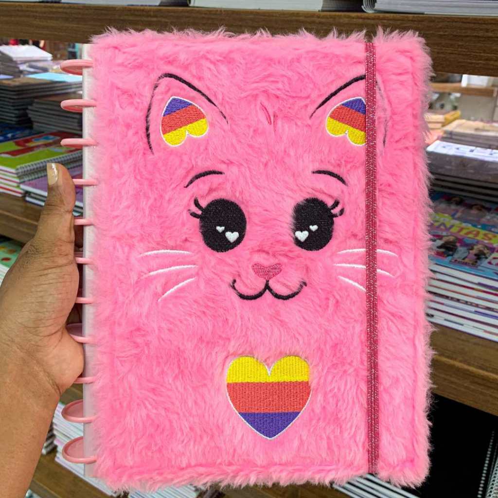 Caderno de Disco Peluciado Grande 10 MatériasTilidisco Purrfect Cats 160 Folhas - Tilibra em Oferta na Shopee