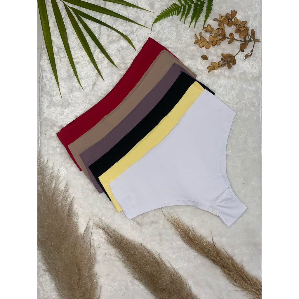 Kit 10 Calcinhas Tanga Conforto Cós Alto Sem Costura a Laser
