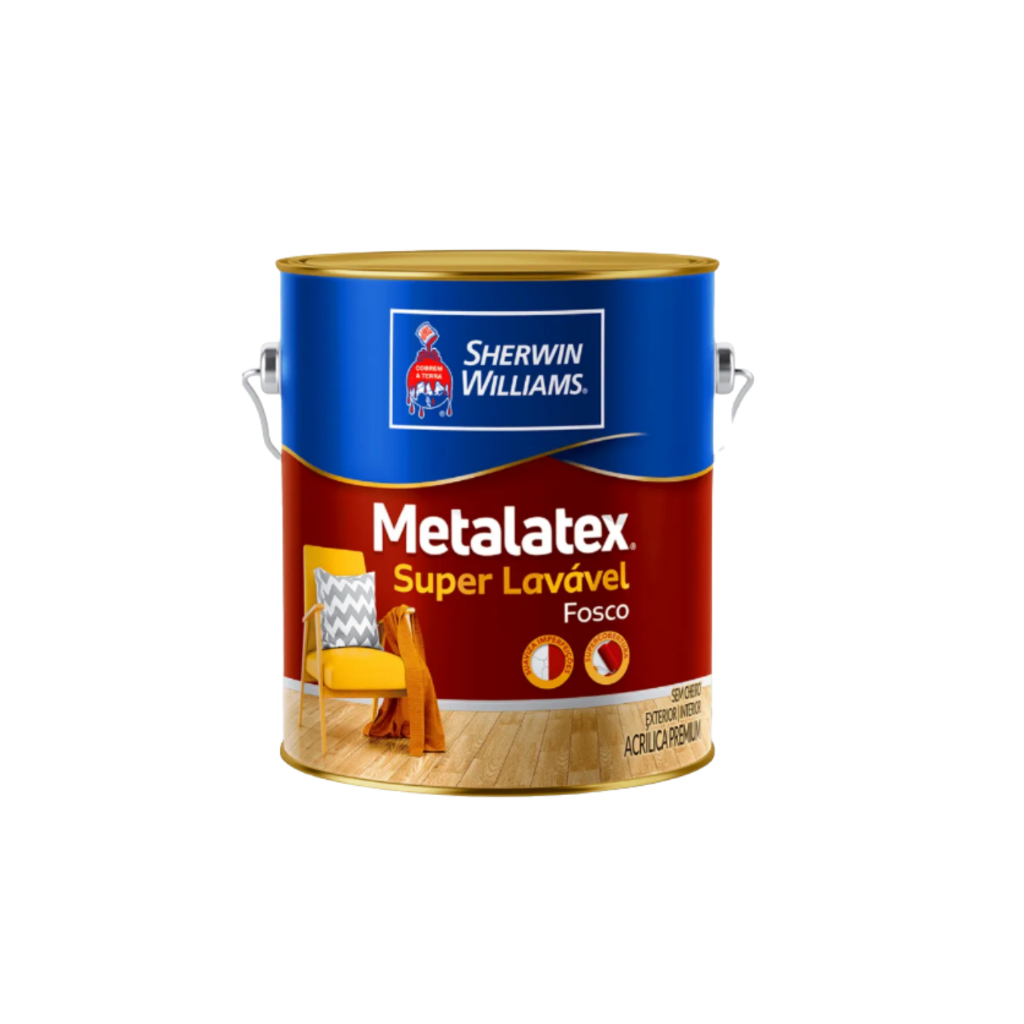 Tinta Acrílica Metalatex Fosco Sherwin Willians 3,6l Cores em Oferta na Shopee