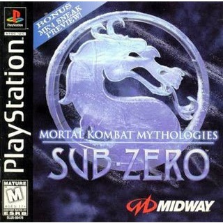 Jogo Mortal Kombat Mythologies: Sub-Zero - Playstation 1 - PS1