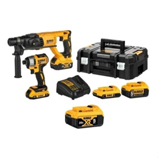 Combo Dewalt Martelete DCH133 + Parafusadeira DCF787 Com 3 Baterias 20V e Carregador Bivolt em Oferta na Shopee