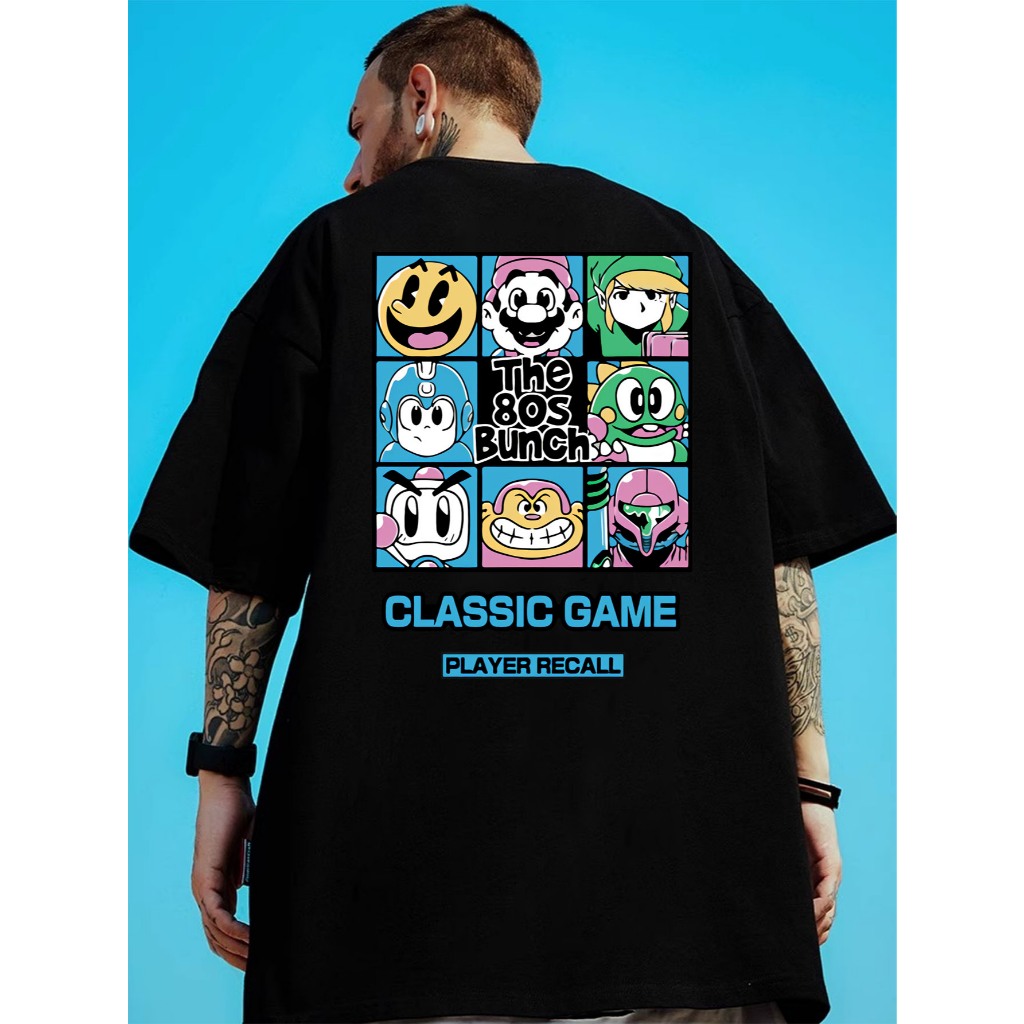 Camiseta Oversized Streetwear Algodão Camisa Estampada camiseta masculina streetwear #102