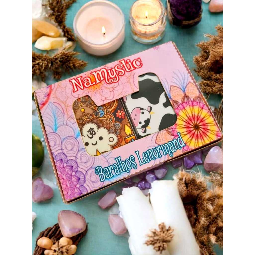 Combo Bala Ganesha e Vaquinha Lenormand (baralho cigano) Versão estendida