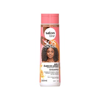 Shampoo SOS Cachos Mel Cachos Intensos Salon Line 300ml em Oferta na Shopee