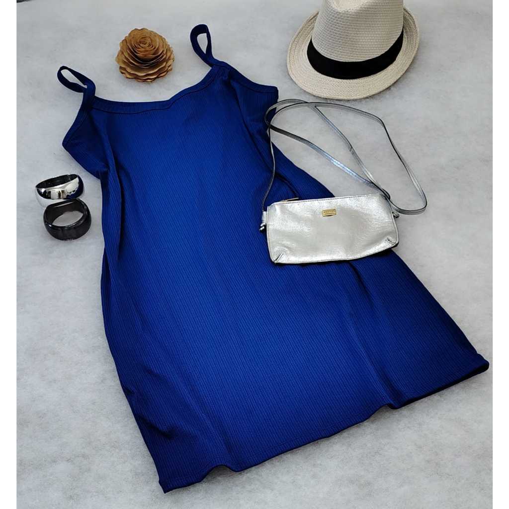 Vestido Regata Canelado Plus Size em Oferta na Shopee
