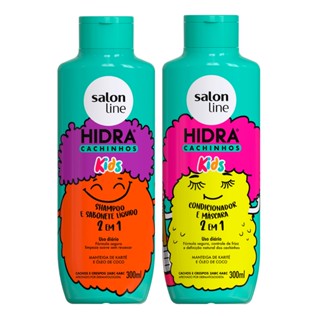 Kit Shampoo e Condicionador Hidra Kids Cachinhos 300ml
