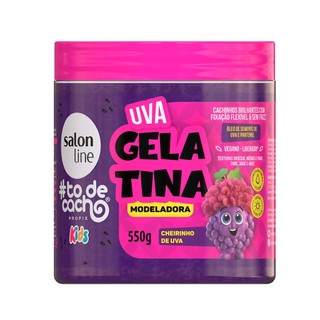 Gelatina Modeladora Uva Todecacho Kids 550g em Oferta na Shopee