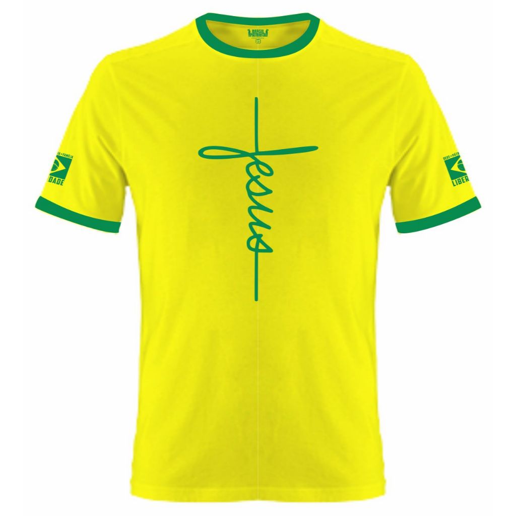 Camisa Bolsonaro Brasil Jesus Patriota