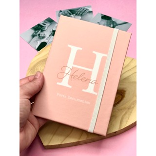 Porta Documentos Personalizado Minimalista Com Nome - Menina em Oferta na Shopee