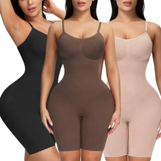 Kit 1 ou 2 Macaquinho Body Modelador Aperta Barriga Modela Bumbum Alça Regulável Flexível em Oferta na Shopee
