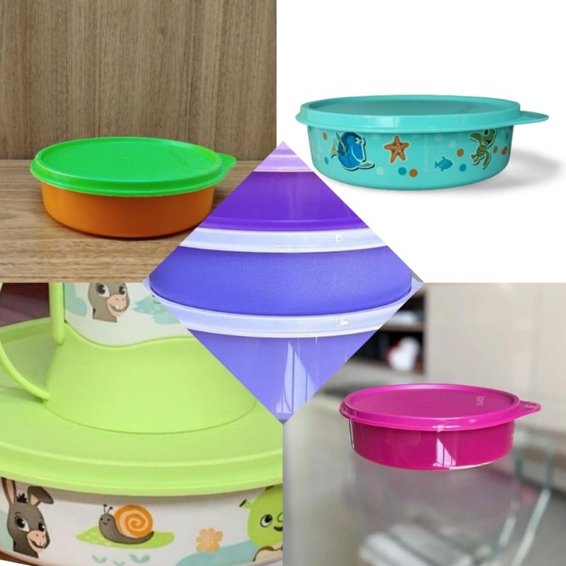 Pratinho 500ml Tupperware vários personagens