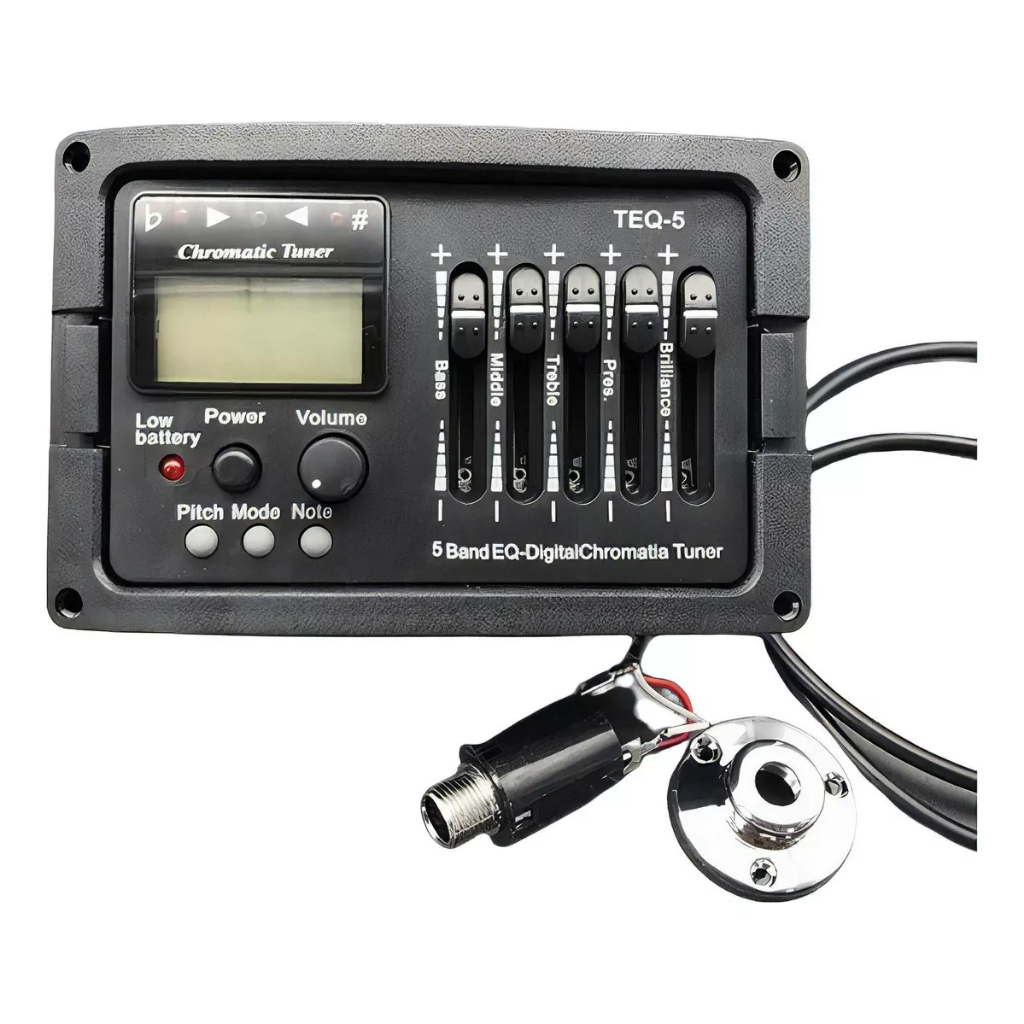 Captador Equalizador Eq Teq-5 para Violão Viola Baixo estilo Tagima Eagle