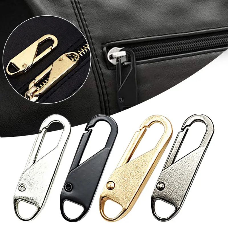 Kit 2/5/10 Puxador De Zíper Para Mochila Bolsas Metal Universal