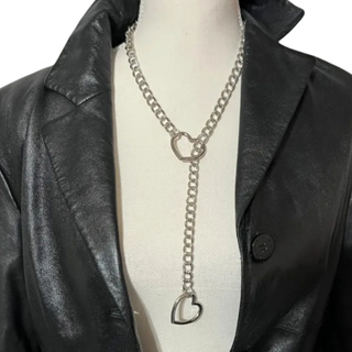 Colar Gravata Slip Body Chain BDSM Prateado Uniissex Corrente Resistente Gotico em Oferta na Shopee