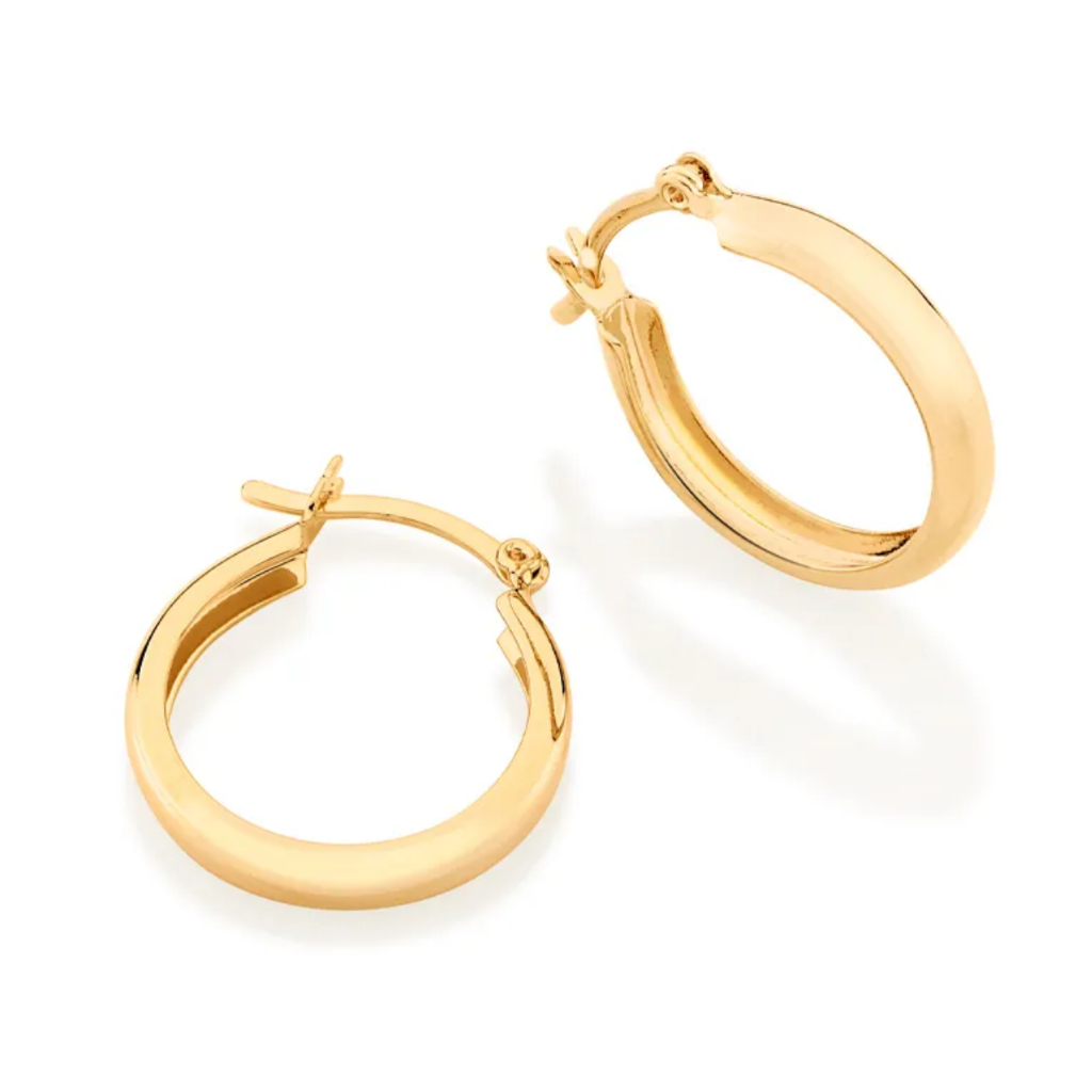 Argola Lisa Rommanel 520901 Feminina Dourada Banhada A Ouro 18k Banhada A Ouro 18k Não Causa Alergia em Oferta na Shopee