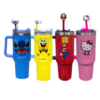 Copo Térmico Tumbler Disney Stitch, Bob Esponha, Hello Kit, Super Mario 1,15l Zona Criativ...