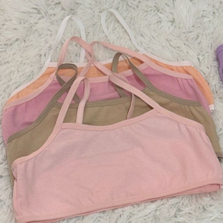 kit 3 top juvenil cotton confortavel escolar em Oferta na Shopee