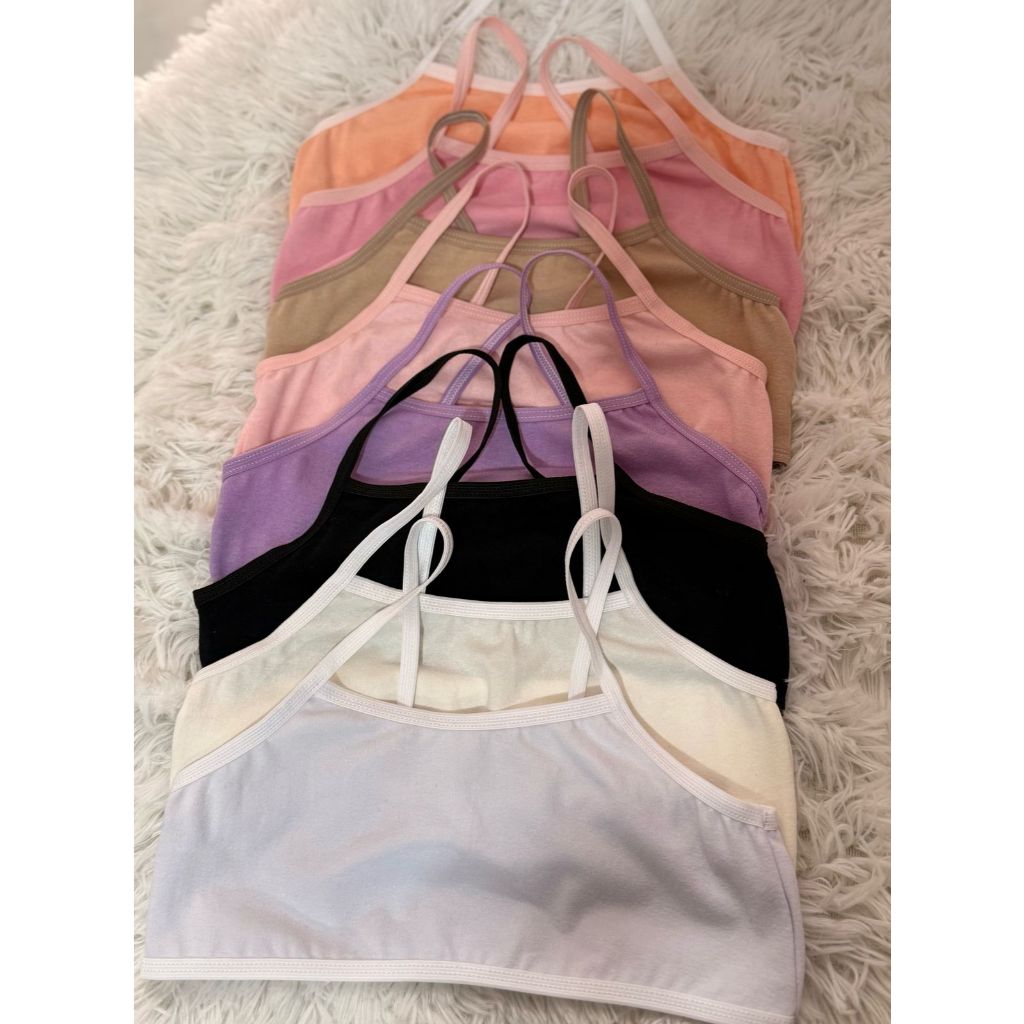 KIT 3 TOP INFANTIL JUVENIL CONFORTAVEL COTTON ALGODAO