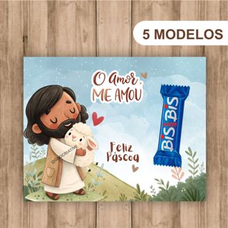 CARTÃO DE PÁSCOA PARA DOCES - 20und em Oferta na Shopee