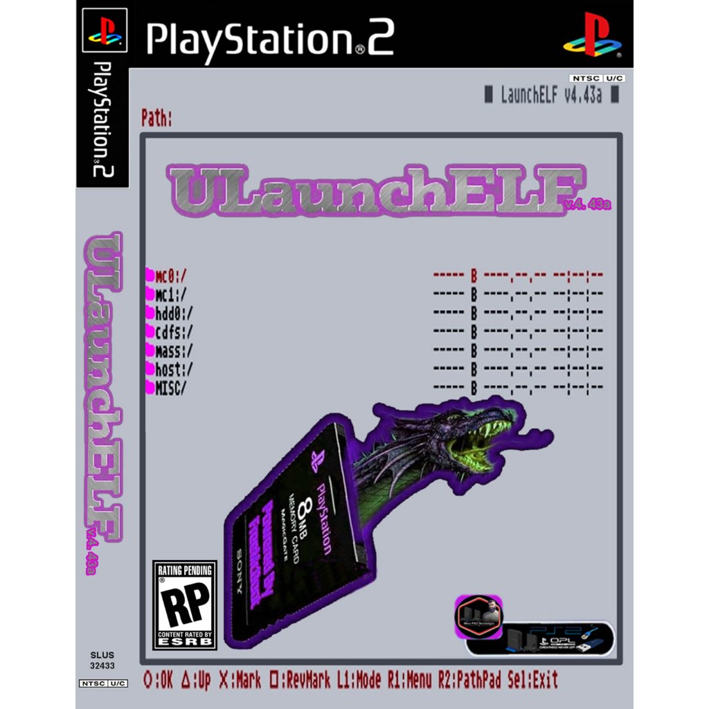 ULaunchELF v.4.43a Sistema OPL - Ps2