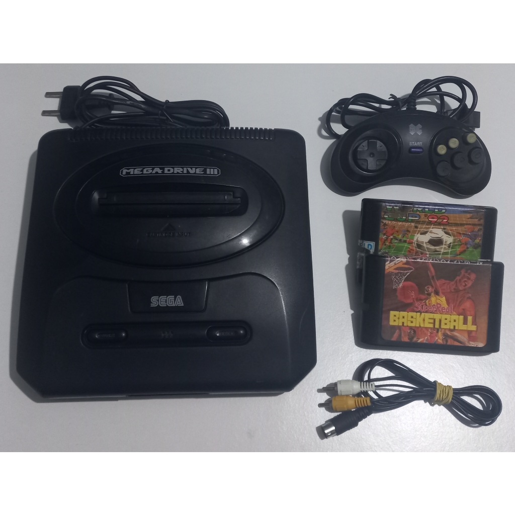 MEGA DRIVE 3 COM JOGOS PRONTO PARA JOGAR