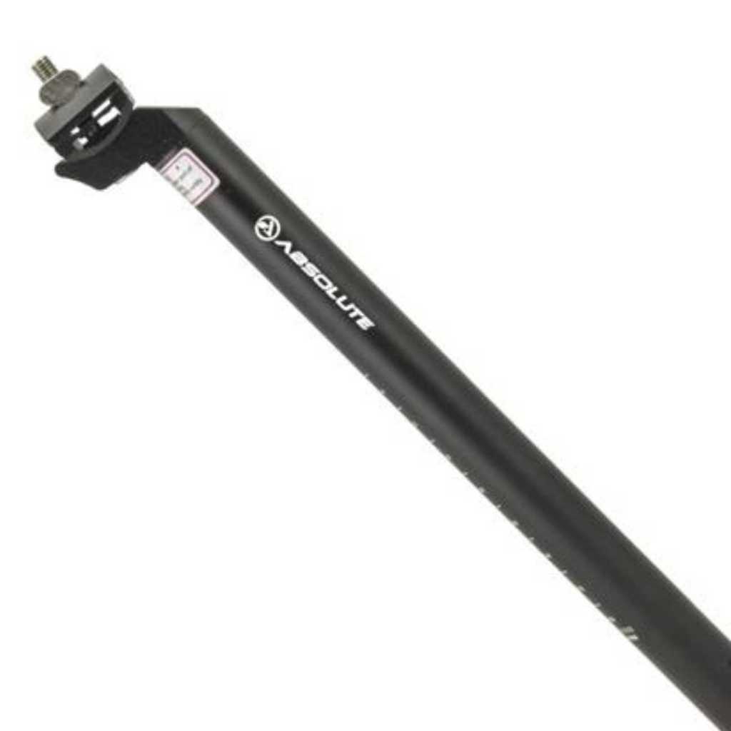 Canote Selim Absolute 25.4 X 350mm Com Carrinho Preto Oferta