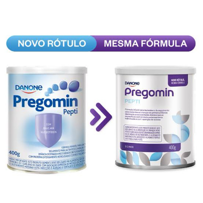 Pregomin Pepti 400g 2 latas por 230.validade21/01/2027 em Oferta na Shopee