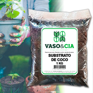 Substrato de Coco Natural Orgânico - Solo Fértil e Saudável para Plantas, Hortas e Gramados - 1 kg em Oferta na Shopee