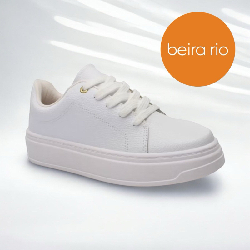 Tênis Casual Feminino Branco Beira Rio