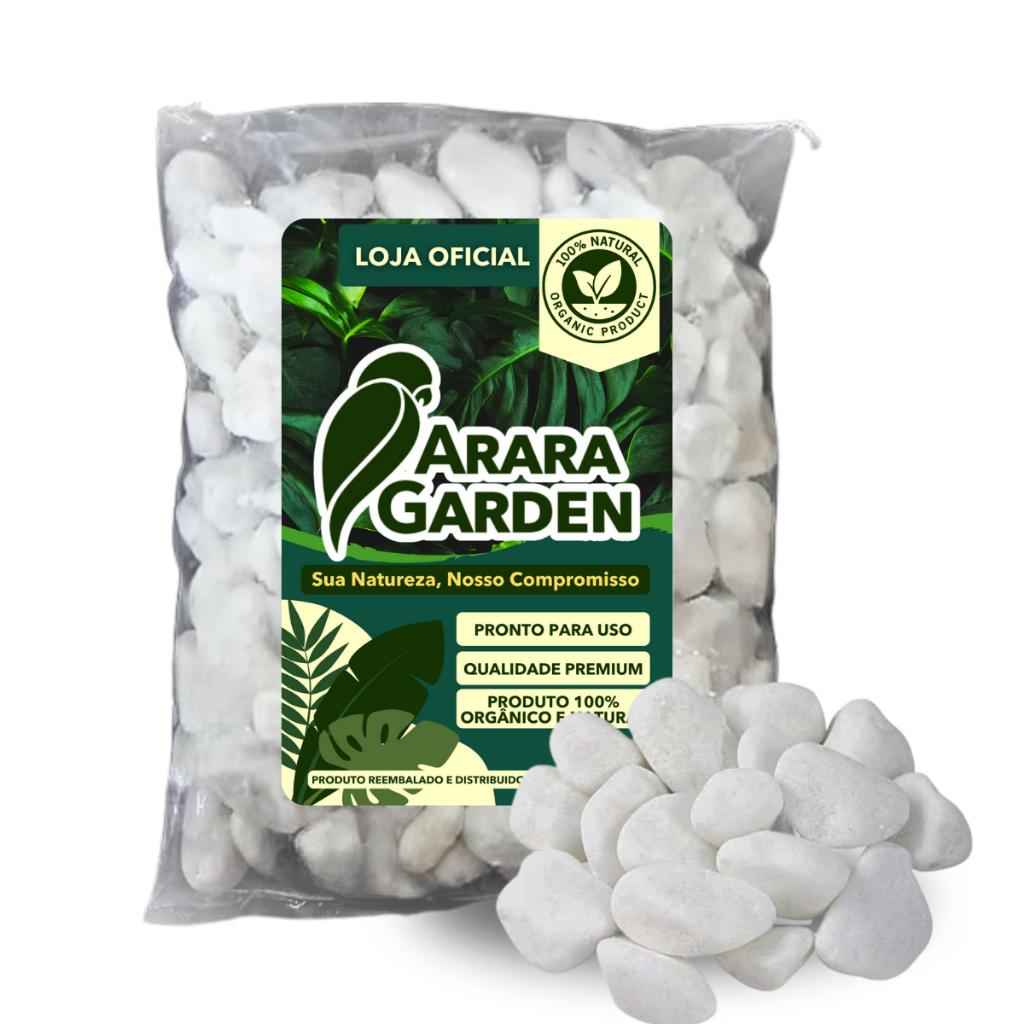 Pedra Branca Dolomita para Jardinagem e Decoração – 2kg/5kg/10kg