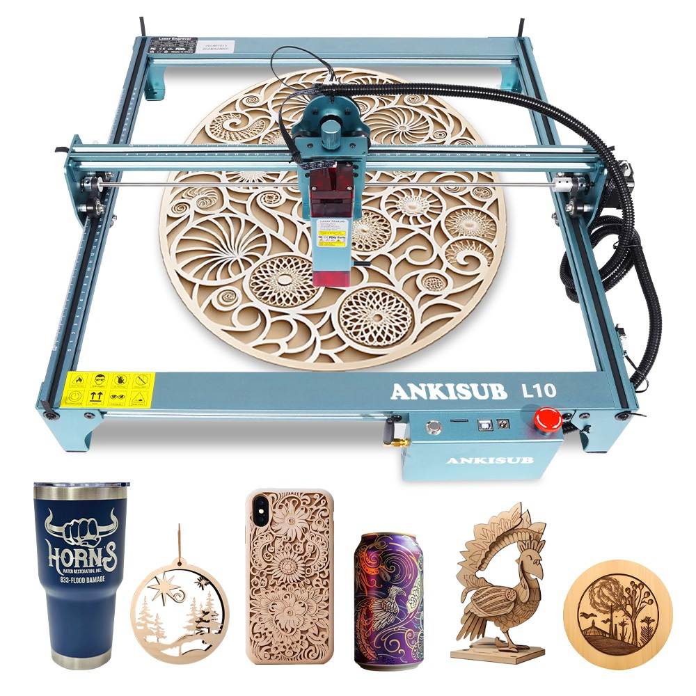 Gravadora Impressora Laser Cnc 40x40cm 60w Corte E Gravação 110v/220v ANKISUB L10 em Oferta na Shopee