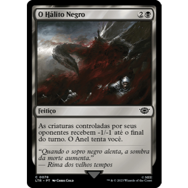 O Hálito Negro - Magic The Gathering