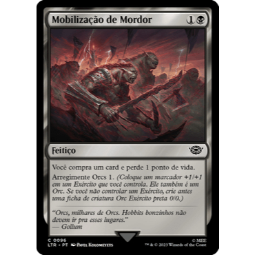 Mobilização de Mordor - - Magic The Gathering