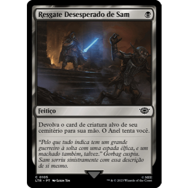 Resgate Desesperado de Sam - Magic The Gathering