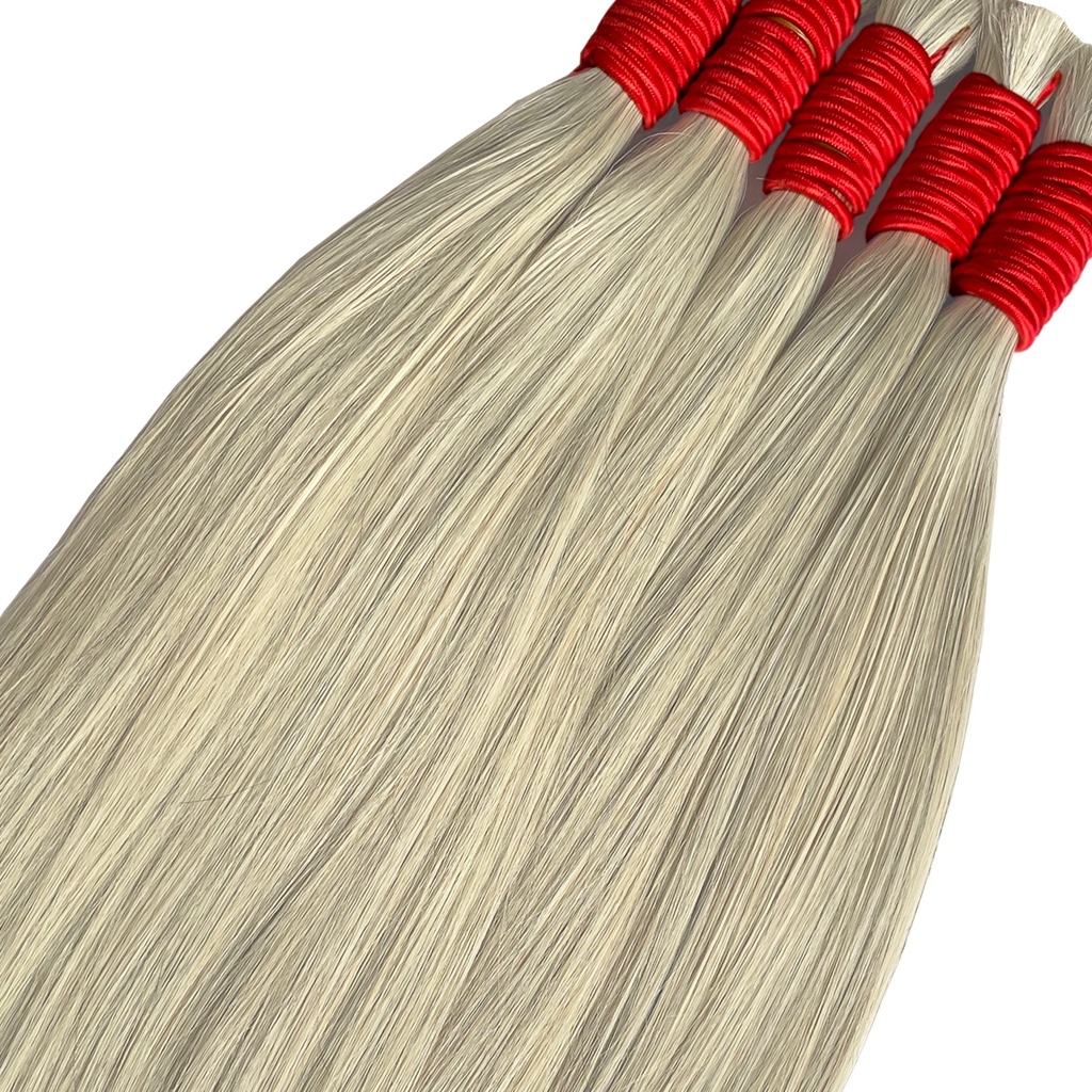 Cabelo Humano Natural Vietnã Loiro Mesclado 55cm - 50g
