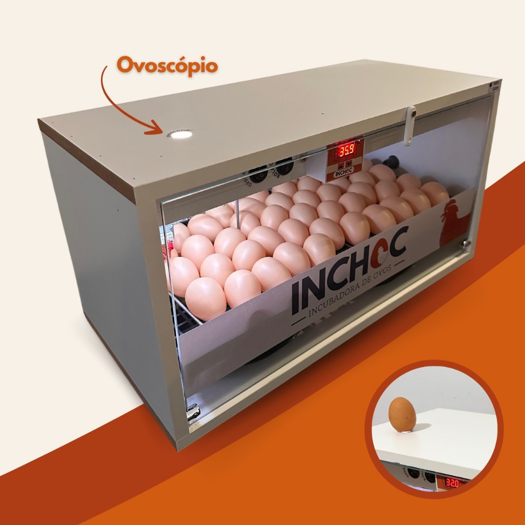 Chocadeira para 50 ovos de galinha automática alta eclosão em Oferta na Shopee