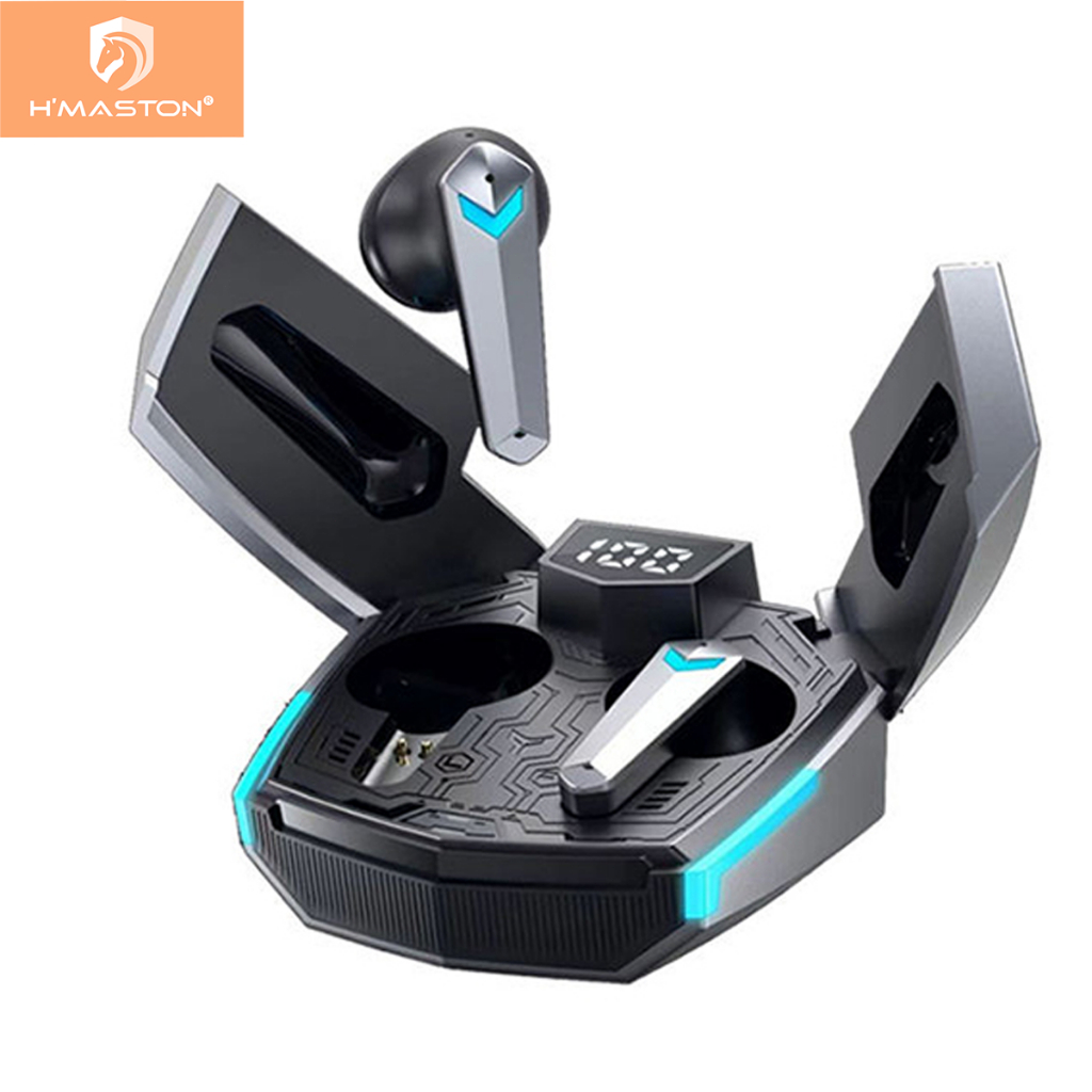 H'maston LY-151 Fone De Ouvido Gamer Bluetooth 5.2 Sem Fio TWS Em forma de Robô em Oferta na Shopee