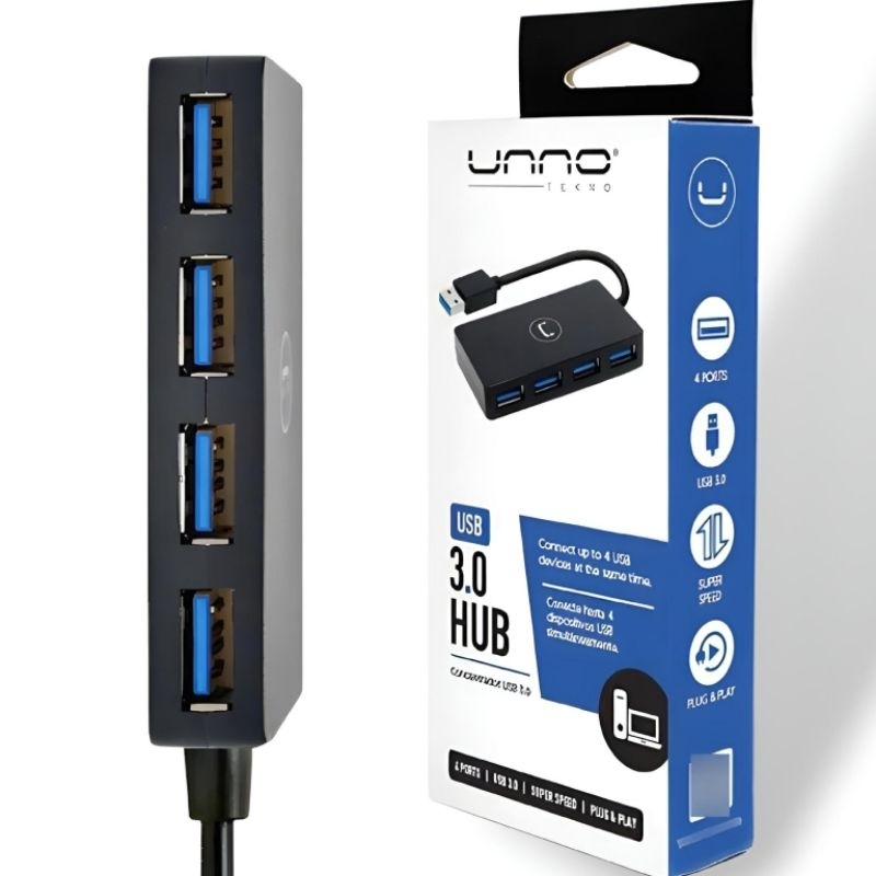 Hub Multiplicador USB 3.0 Lehmox 4 Portas para Seus Dispositivos