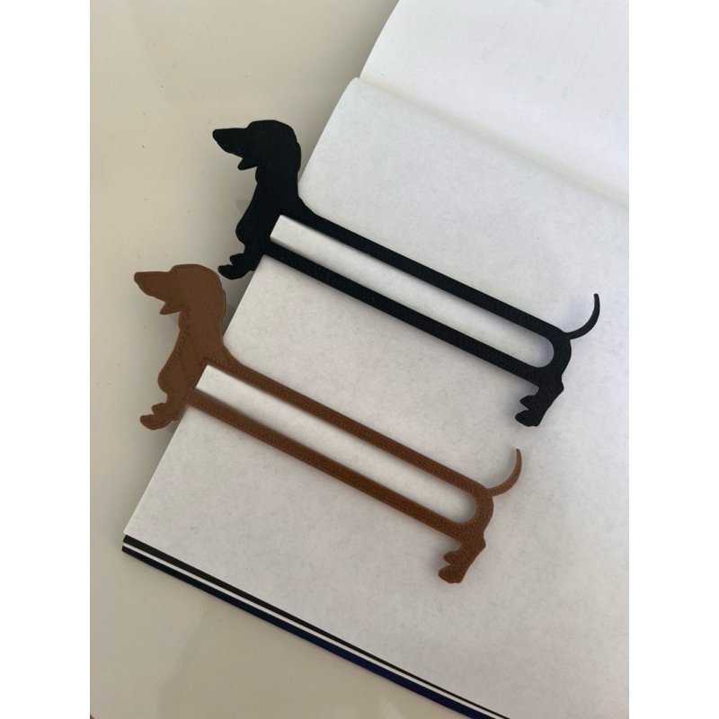 Kit marcadores de livros: Cachorro salsicha Dachshund