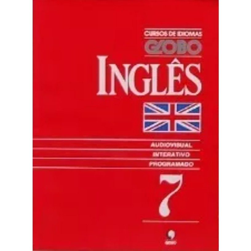 Curso de Idiomas Globo Inglês Audiovisual Interativo Programado + Fita Cassete Vol 7