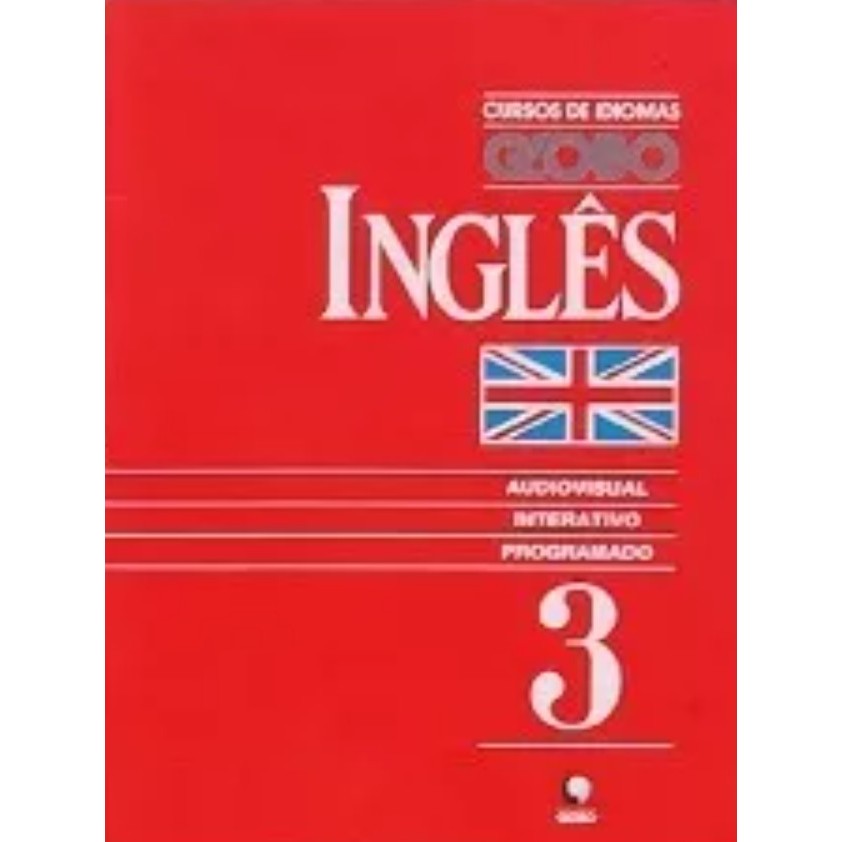Curso de Idiomas Globo Inglês Audiovisual Interativo Programado + Fita Cassete Vol 3