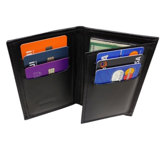 Carteira Masculina Porta Cartão Documento Couro P.U cabe RG CNH em Oferta na Shopee