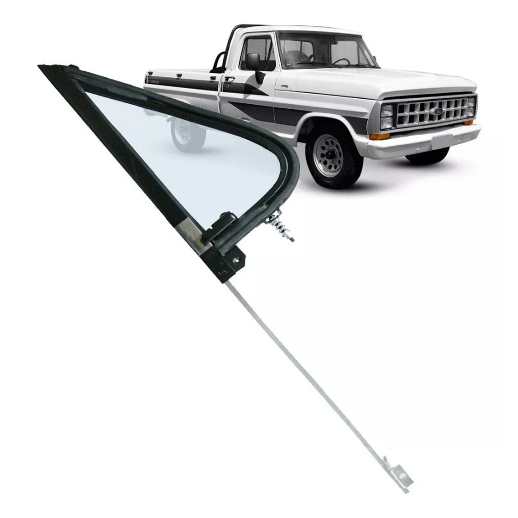 Quebra Vento Com Vidro Ford F1000 F4000 1972 A 1992 Direito