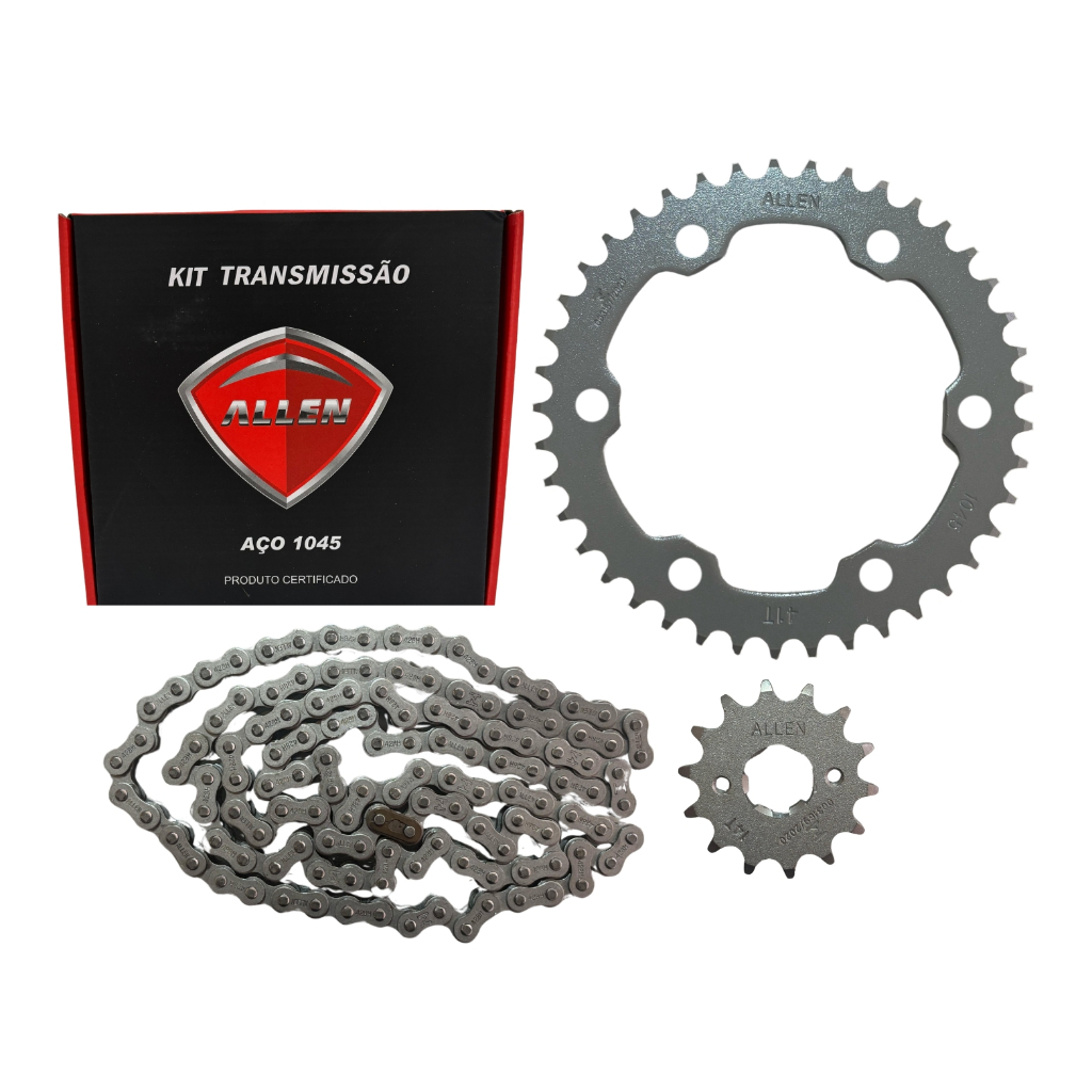 Kit Relação Transmissão Yamaha Fazer FZ15 2022 2023 2024 Original Allen em Oferta na Shopee