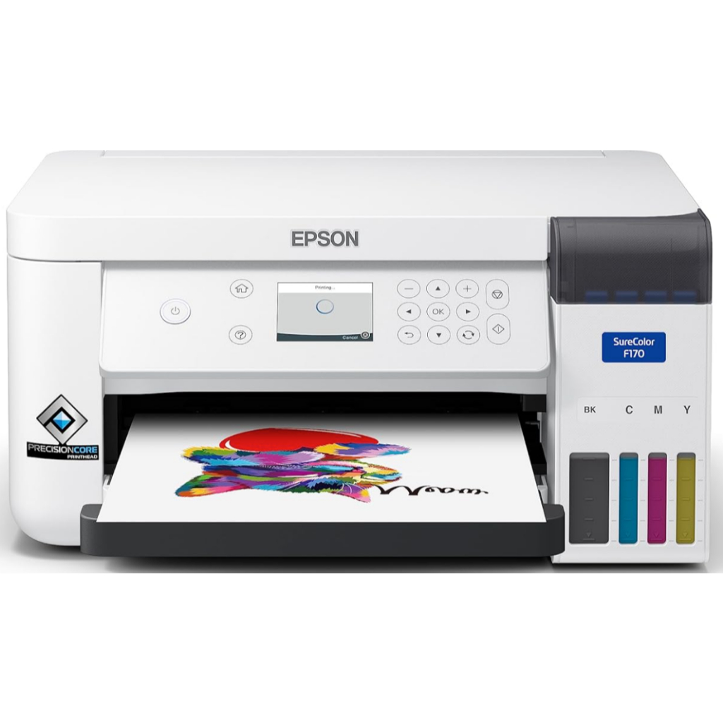 Impressora Epson F170 Sublimática A4 Tinta no Bulk e 200 Folhas Sublimáticas Epson