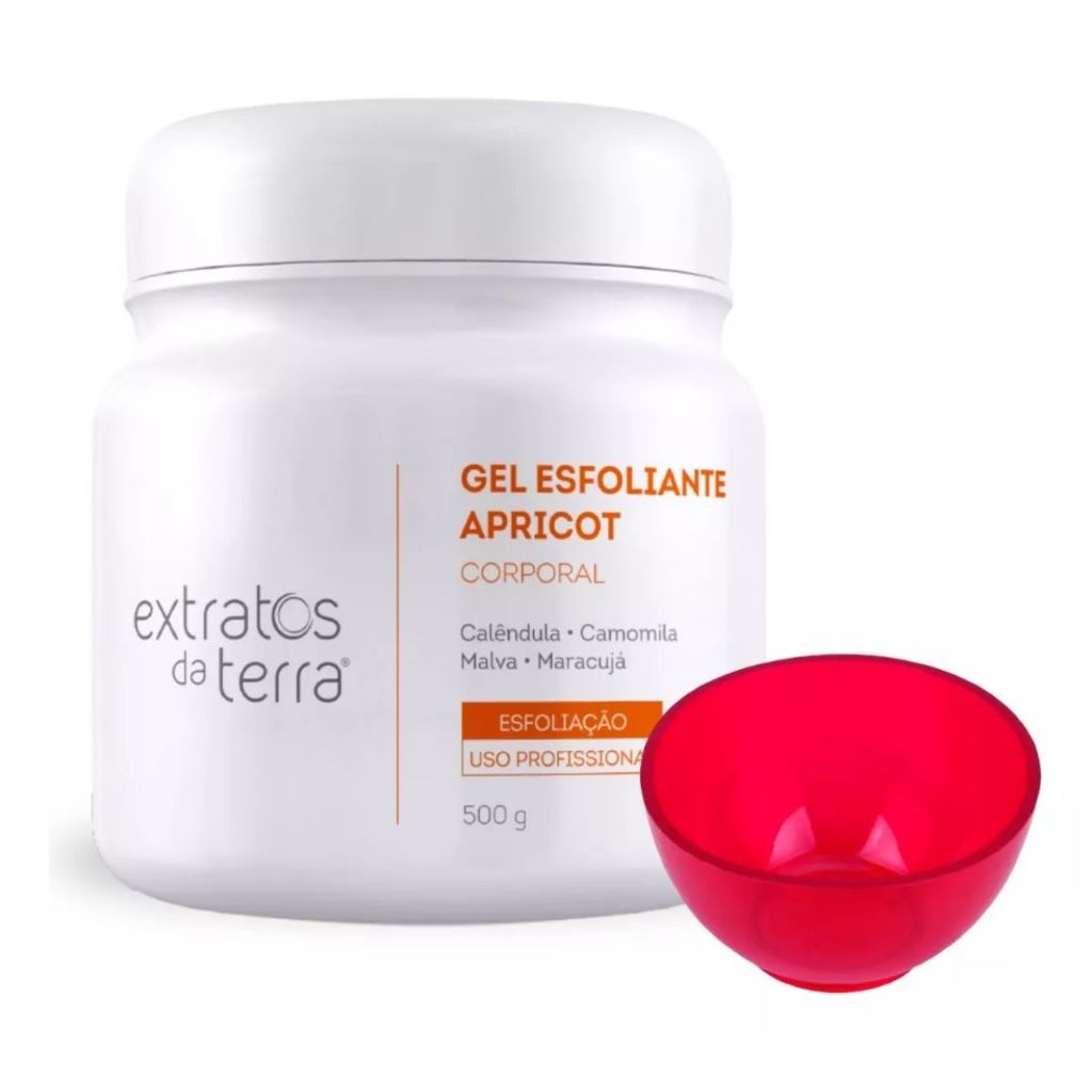 Vitta Gel Esfoliante Corporal com sementes de Apricot 500g - Extratos da Terra
