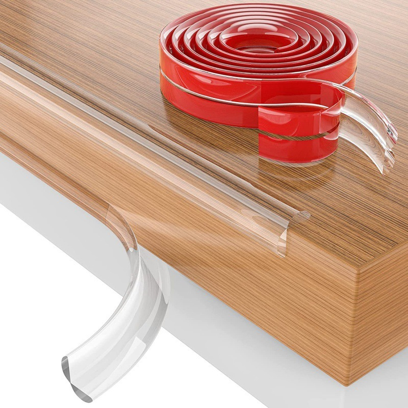 2 ou 4 metros de rolo protetor  de borda de quina grosso de silicone 30mm largura e 4mm espessura